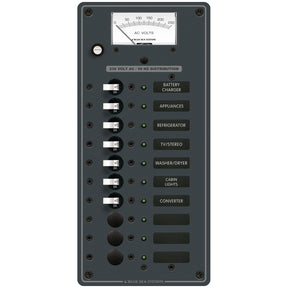 Blue Sea European AC 10 Pos. Panel 