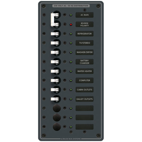 Blue Sea 11 Pos. AC Main Panel