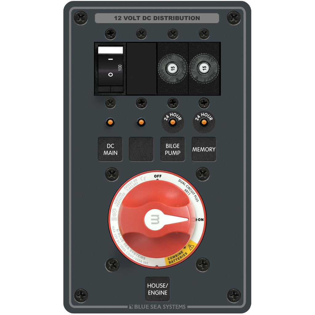 Blue Sea Dual Battery Bank Management Panel