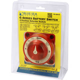 Blue Sea 9001E 4-Way Battery Switch-Red