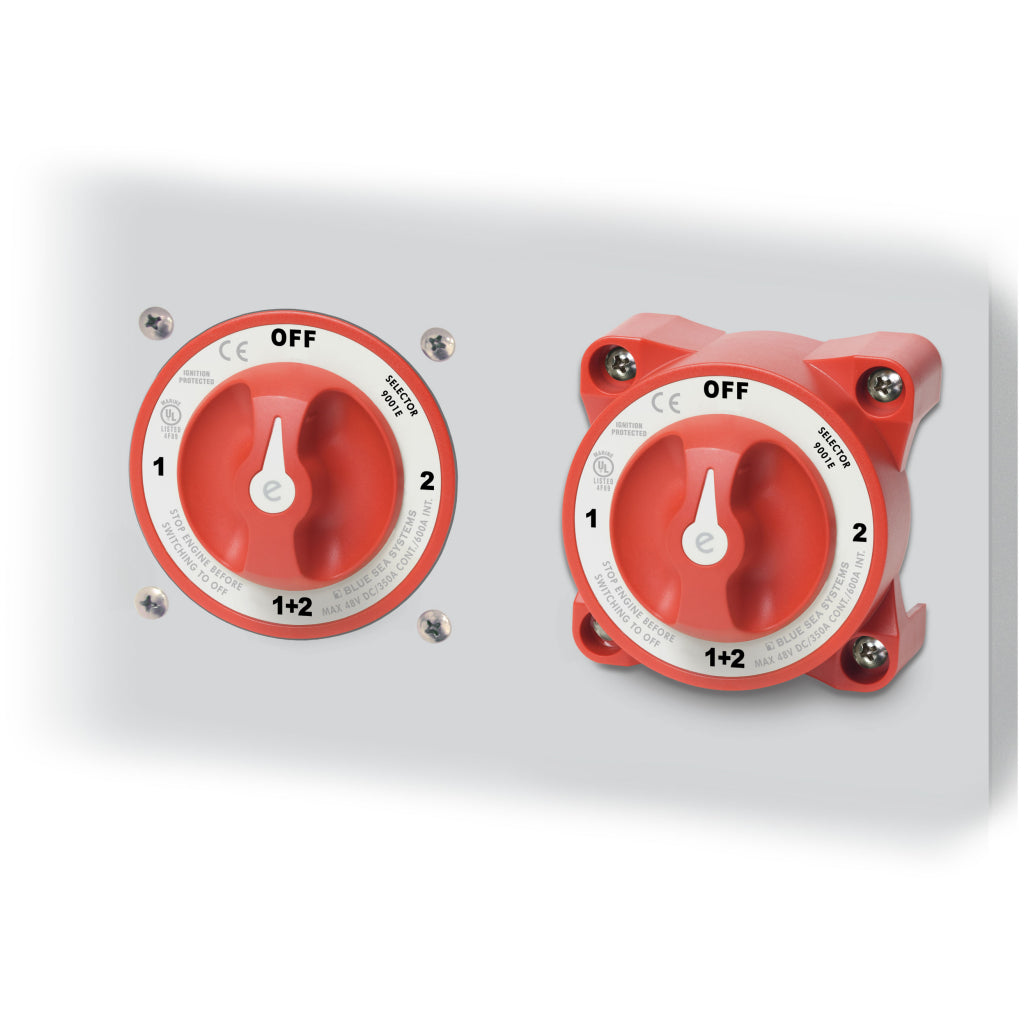 Blue Sea e-Series Battery Switch Mounting Options
