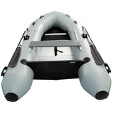 Back Of Quicksilver Sport Inflatable- 300 Aluminum Floor.