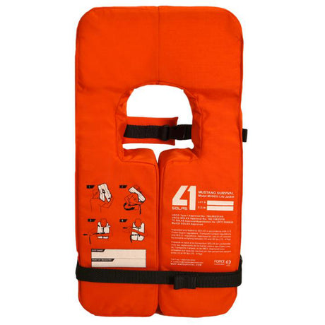 Back Of Mustang 4-One Solas Child Vest - Tc Approved.