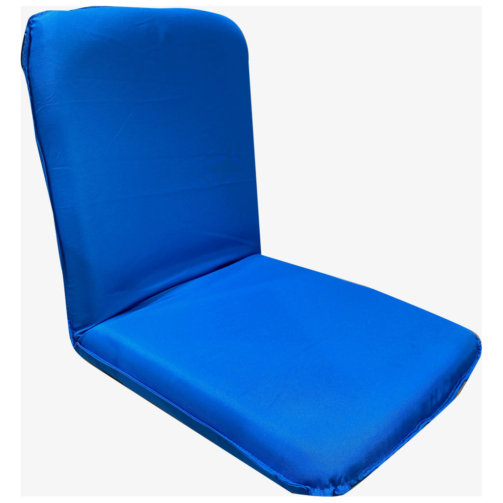 Blue Folding Chair Front