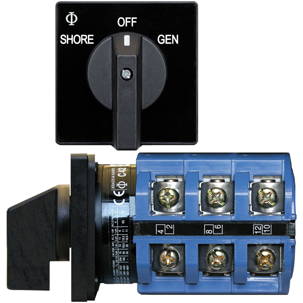 Blue Seas Systems OFF + 2 Pos. AC Rotary Switch