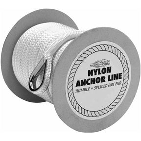 Braided Anchor Line- 1/2" x 200' White
