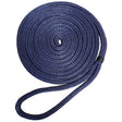 Braided Nylon Dock Line with eye-12 x 30' Navy