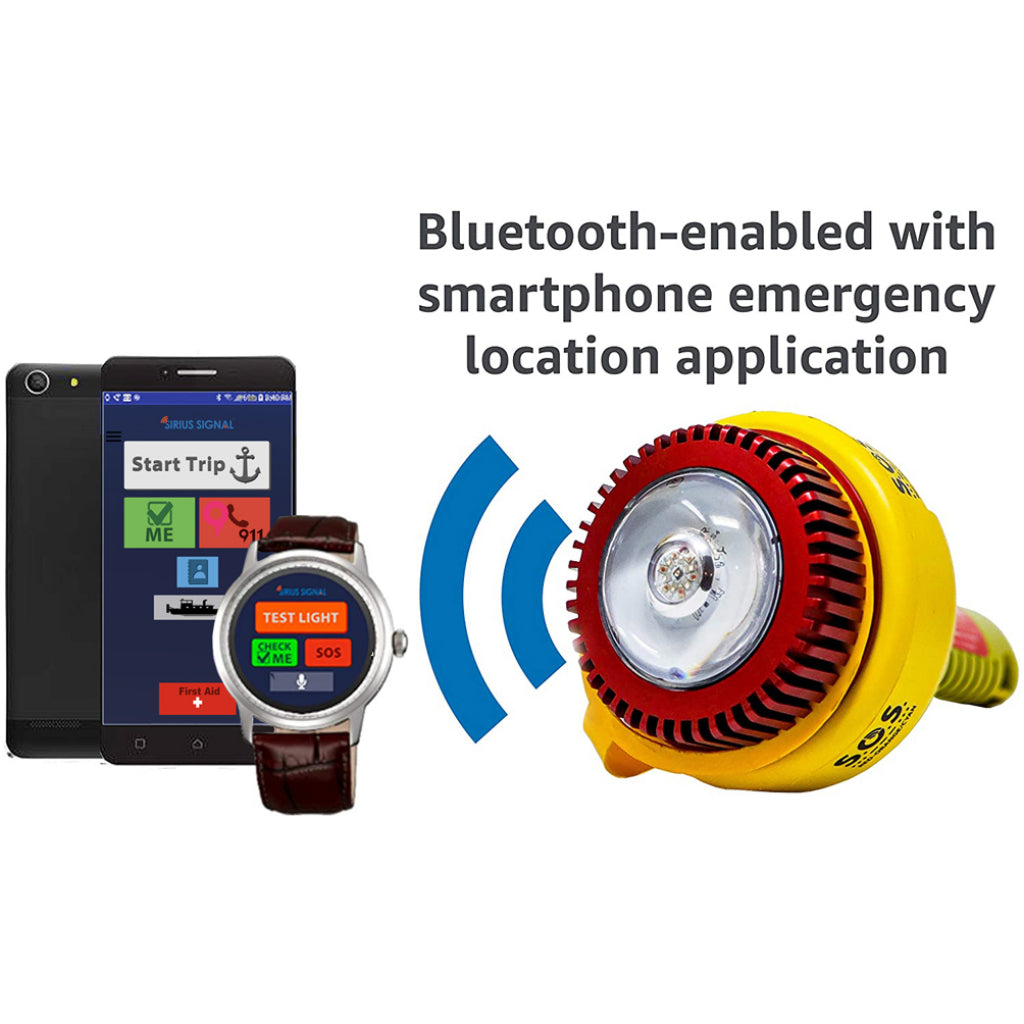Bluetooth Of SOS Evdsd Electronic Visual Distress Signal Device.