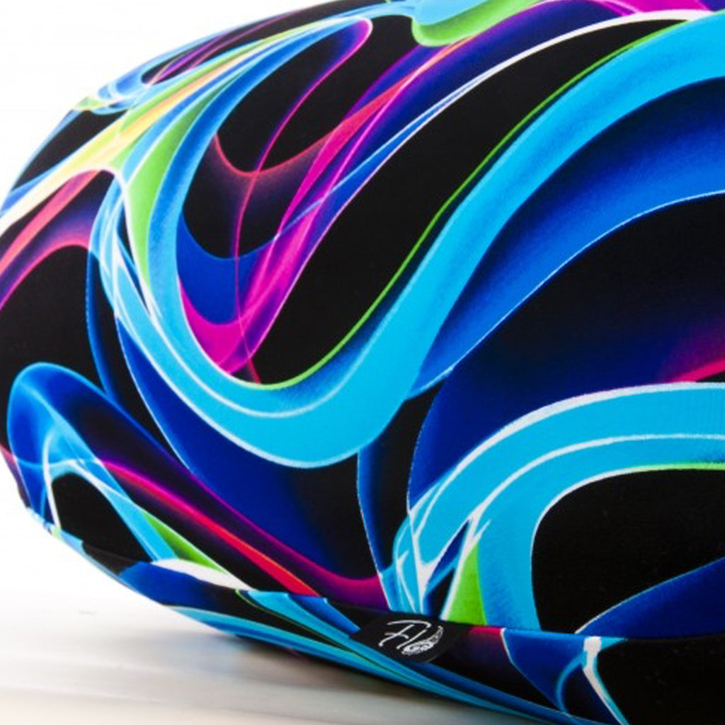 Closeup of Borealis Reversible Fender Cover