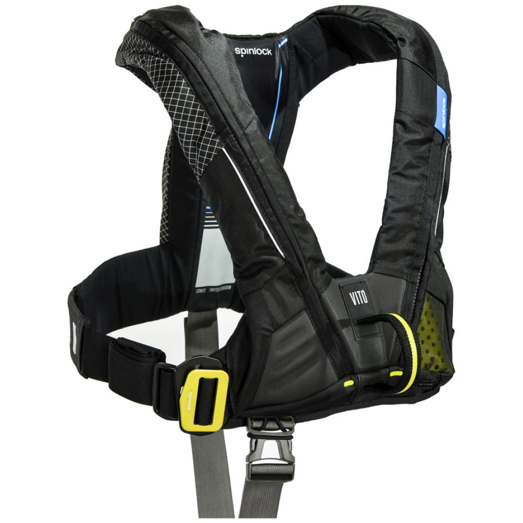 Side view of Spinlock Deckvest with HRS