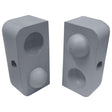 Dockedge Dockap Small Grey Endcap (2/pk)