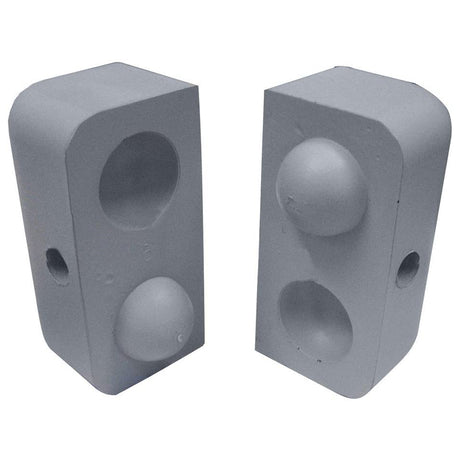 Dockedge Dockap Small Grey Endcap (2/pk)