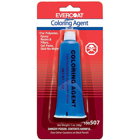 Evercoat 1oz. Blue Pigment Epoxy/ Polyester/Safe