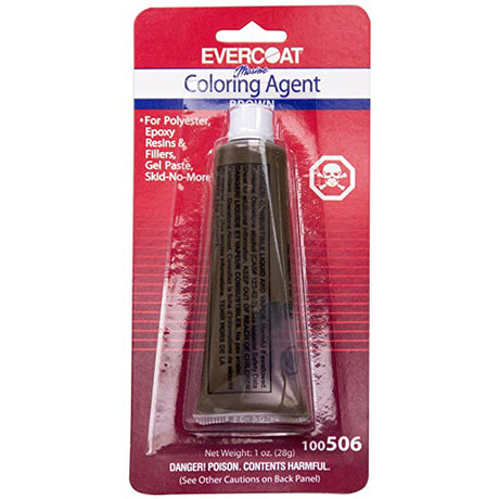 Evercoat 1oz. Brown Pigment Epoxy/ Polyester/Safe