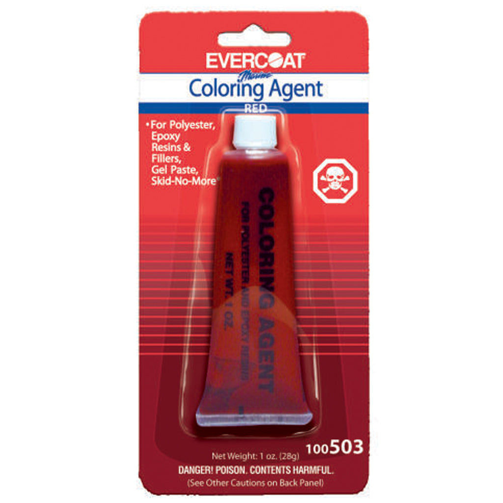 Evercoat 1oz. Red Pigment Epoxy/ Polyester/Safe