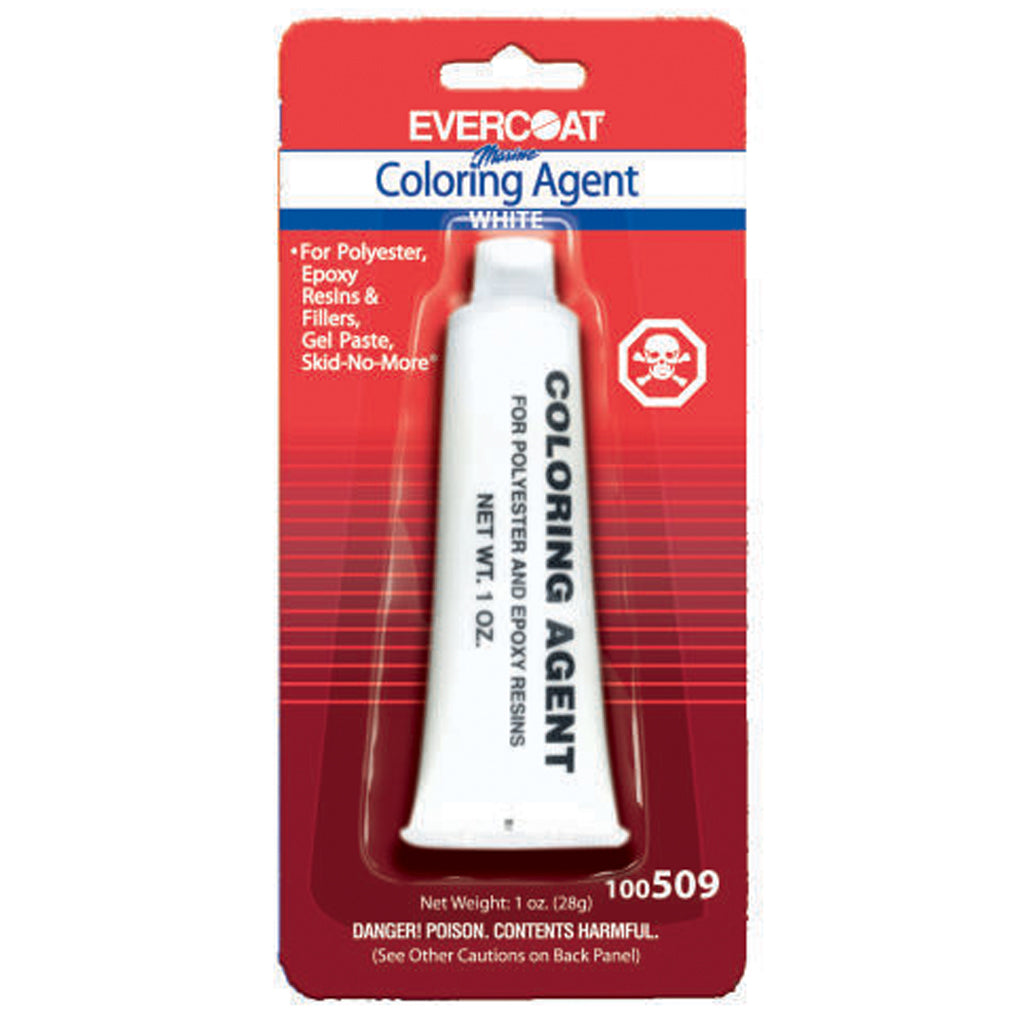 Evercoat 1oz. White Pigment Epoxy/ Polyester/Safe
