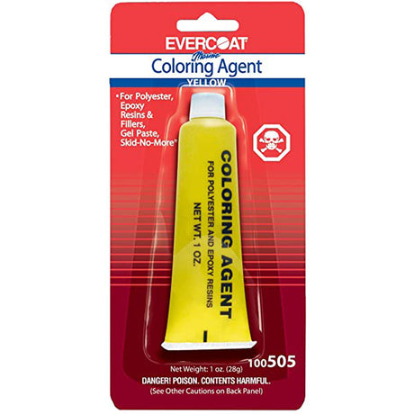 Evercoat 1oz. Yellow Pigment Epoxy/ Polyester/Safe