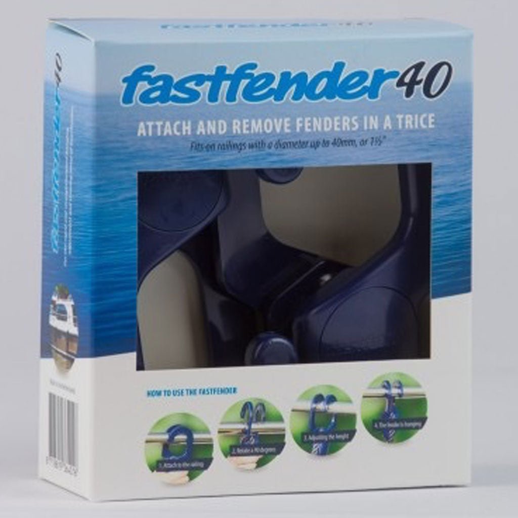 Package of Fastfender Hooks 1-1/2" White Boat Fender Adjuster.