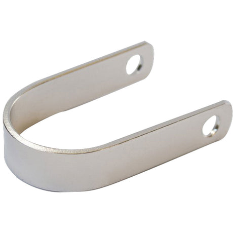 Flat Bar Single Hole Stainless Steel Roller Bail.