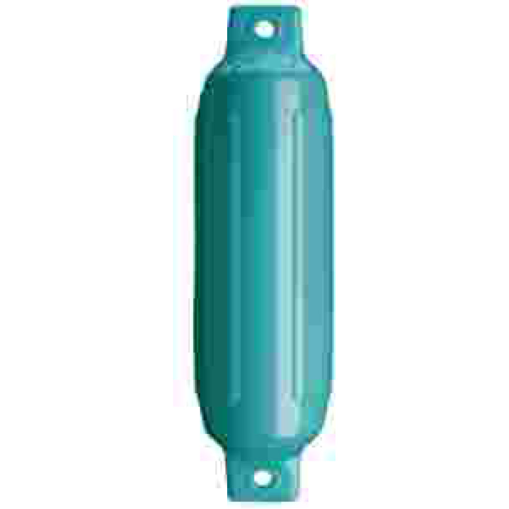 Polyform Twin Eye Fender - 3.5" x 13" Teal