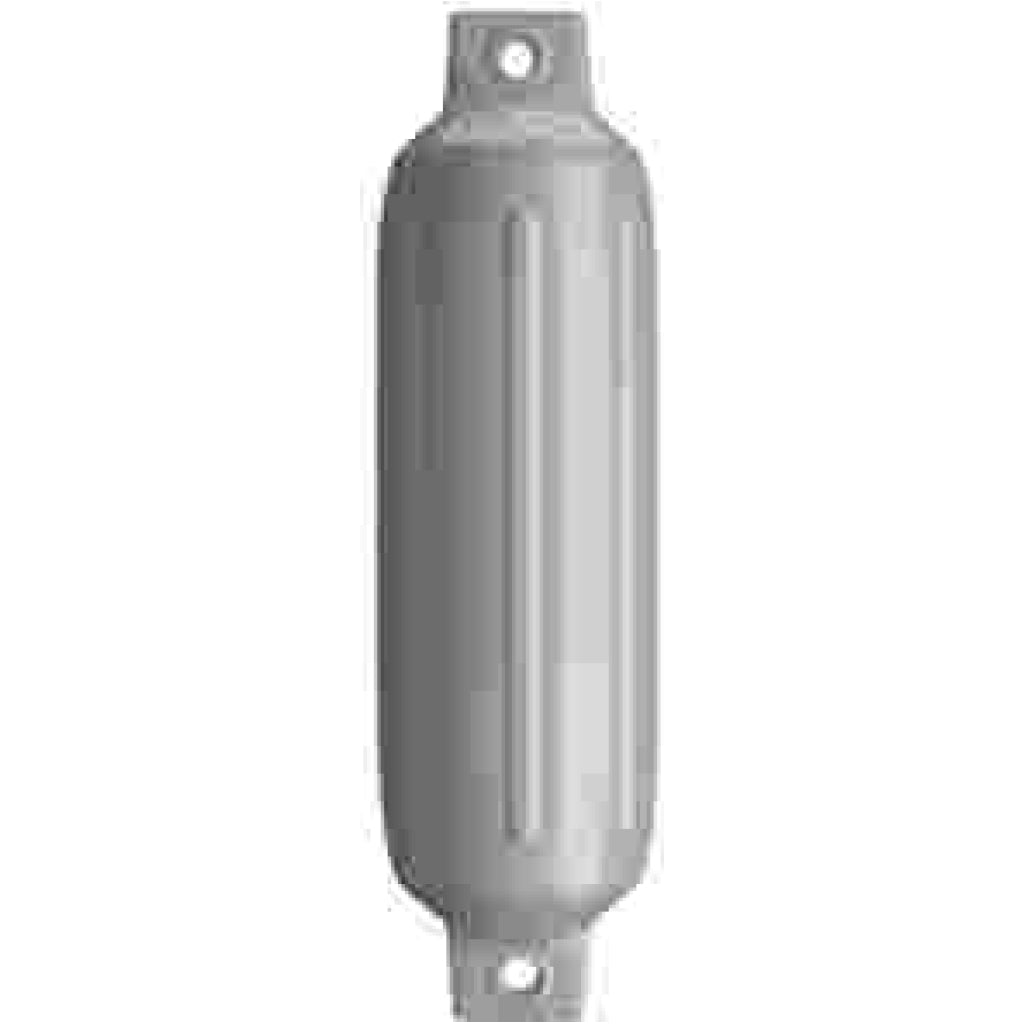 Polyform Twin Eye Fender - 4.5" x 16" Grey