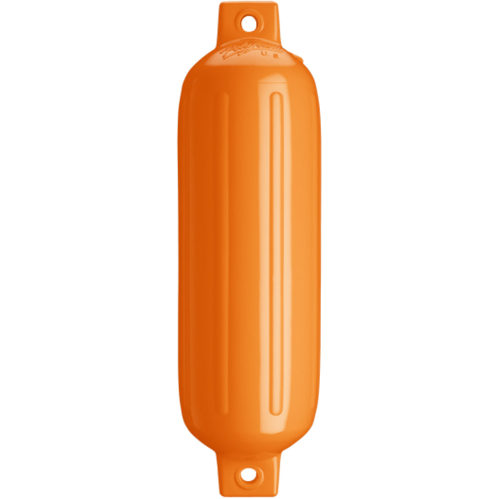 Polyform 5.5" x 20"  Orange Twin Eye Fender