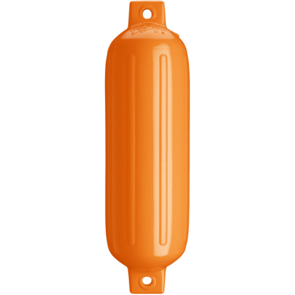 Polyform 6.5" x 23" Orange Twin Eye Fender