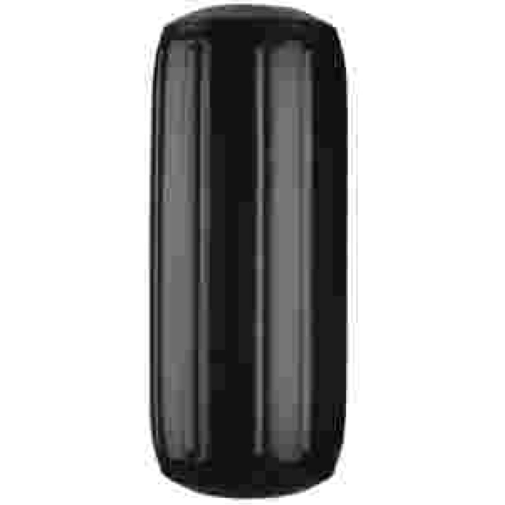 Polyform Ribbed Fender - 6" x 15" Black