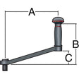 Diagram of Aluminum Winch Handle