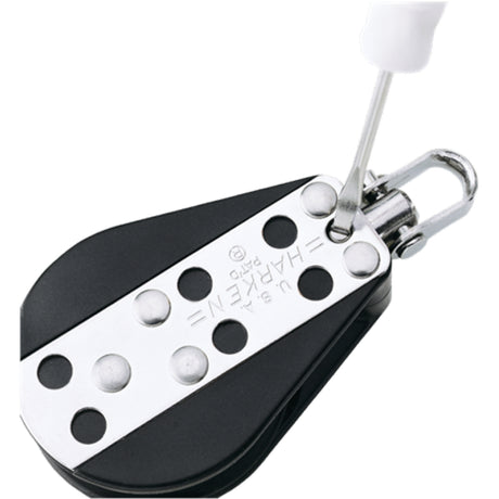 Angle shot of 2.25"" Single Swivel Block.
