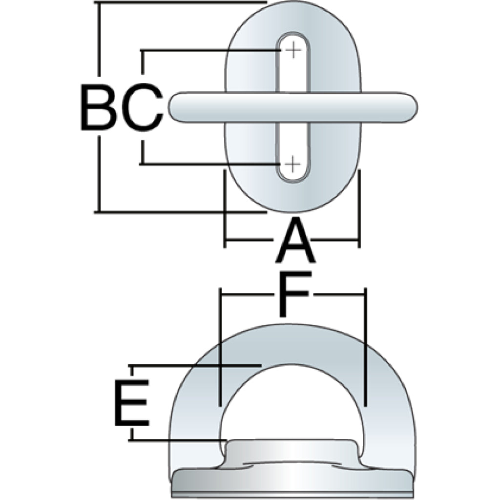Diagram of Low-Load Padeye