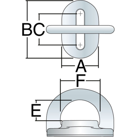 Diagram of Low-Load Padeye