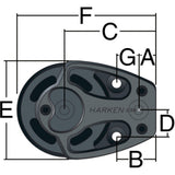 Diagram of Aluminum Footblock