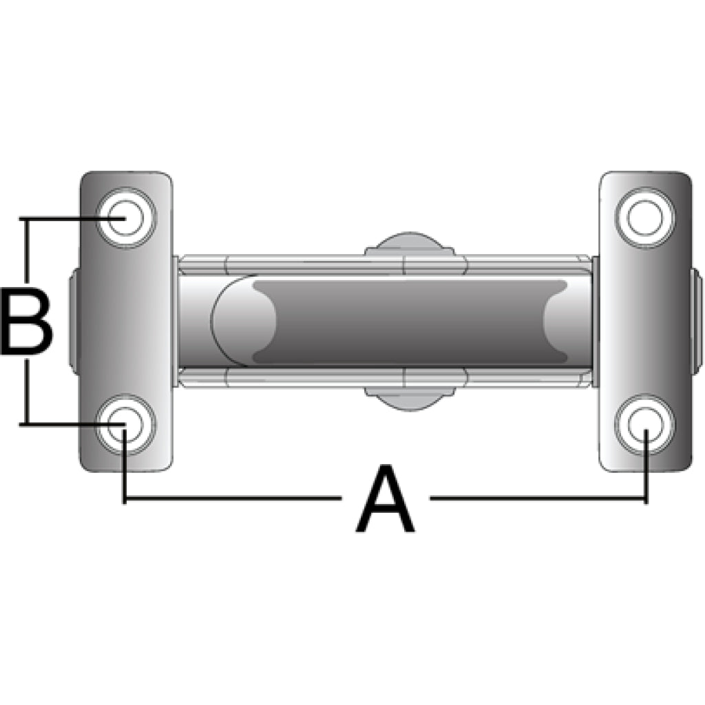 Diagram of Aluminum Flip-Flop Block