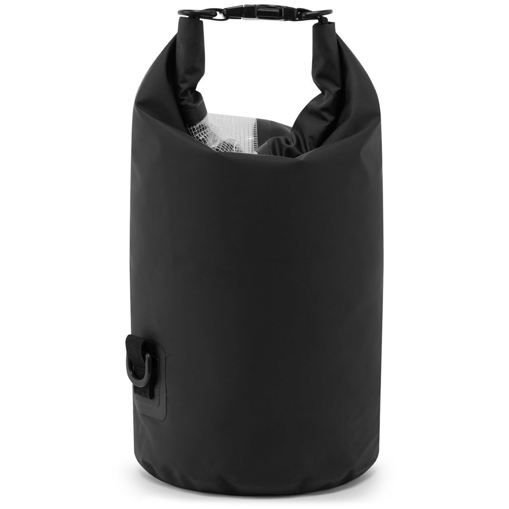 Back of Black Gill Voyager Dry Bag 10L