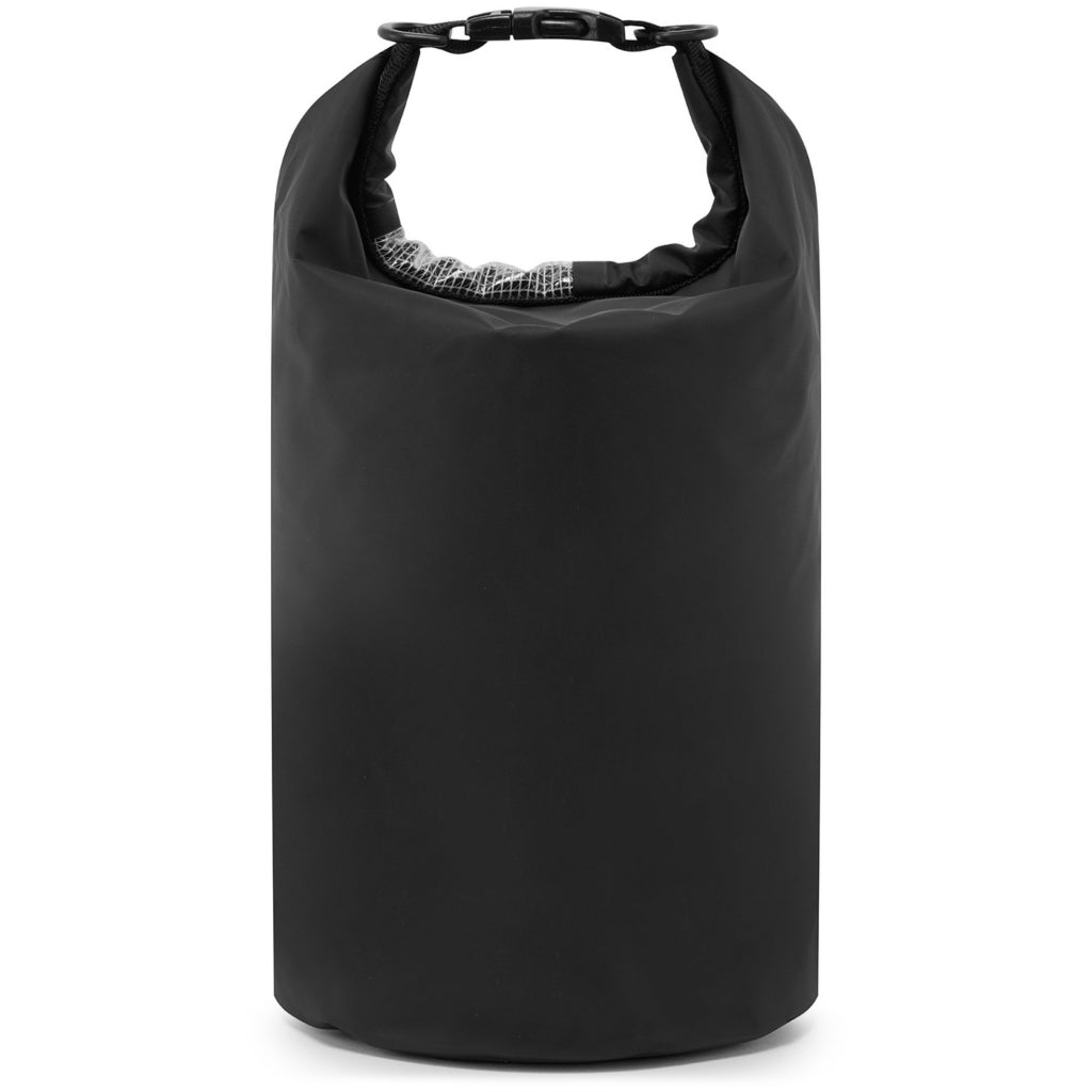 Back of black Gill Voyager Dry Bag 5L.