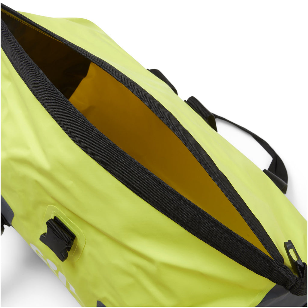 Top view of sulphur Gill Voyager Duffel Bag 30L.