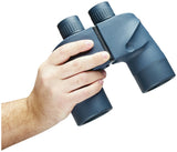 Hand Holding Bushnell 7 X 50 Marine Center Focus Binocular.