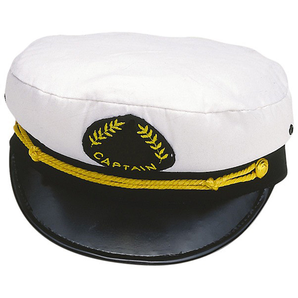 Nauticalia Size 56cm White Captain Hat