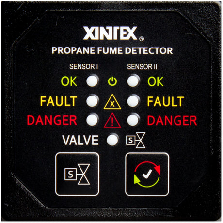 Fireboy 2 Sensor Propane Detector with Solenoid