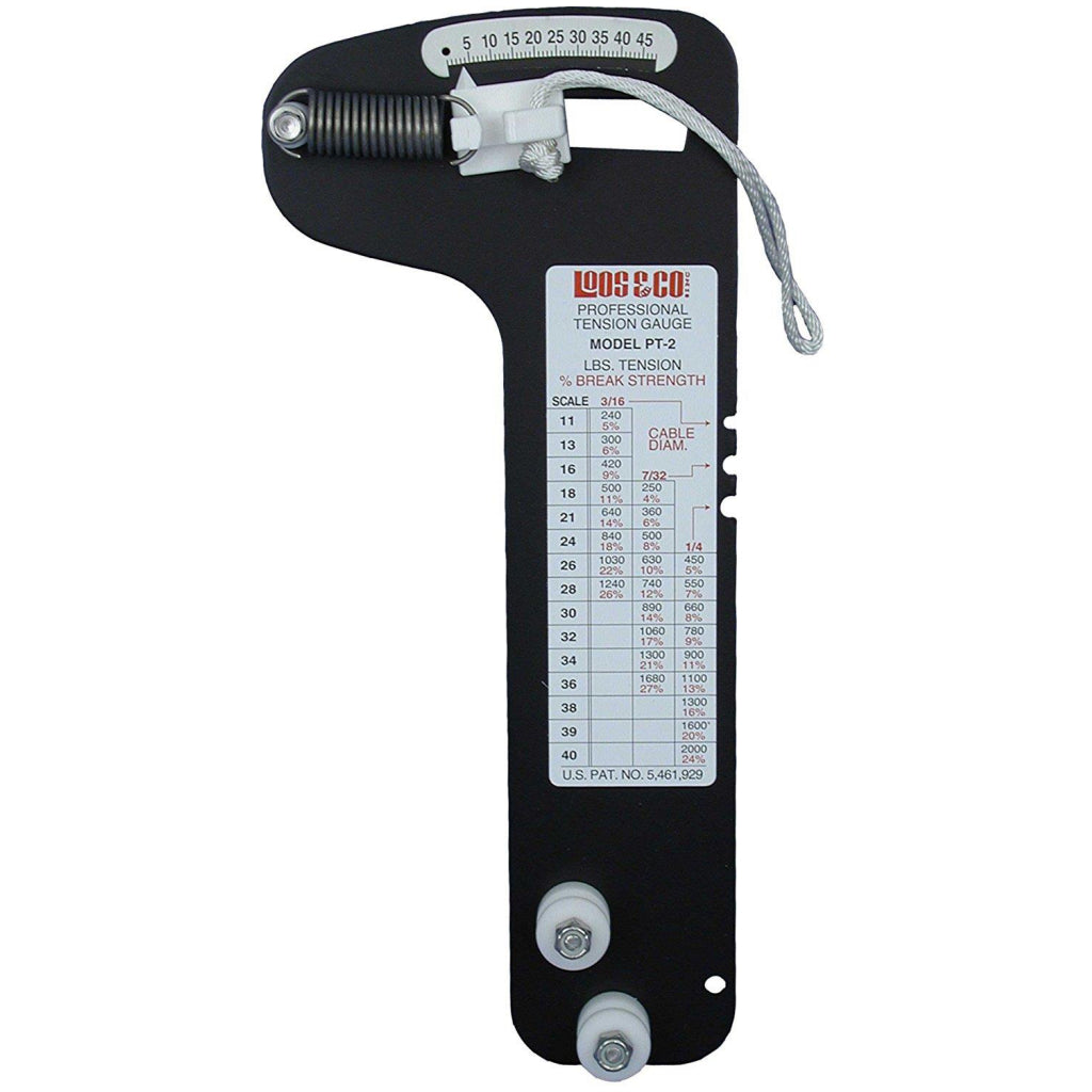 Loos Pro Tension Gauge - max 1/4" - 3/8" wire
