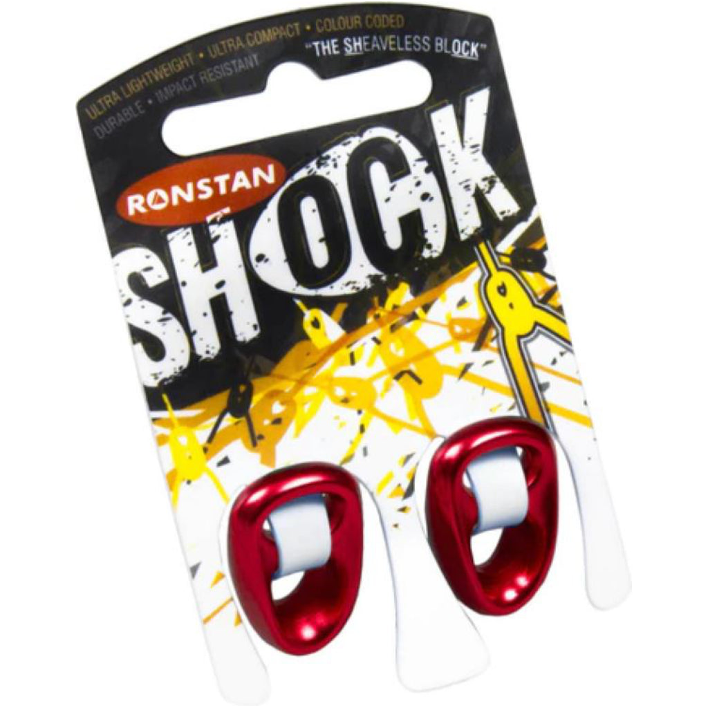 Ronstan Shock Block Red Sold in Pairs