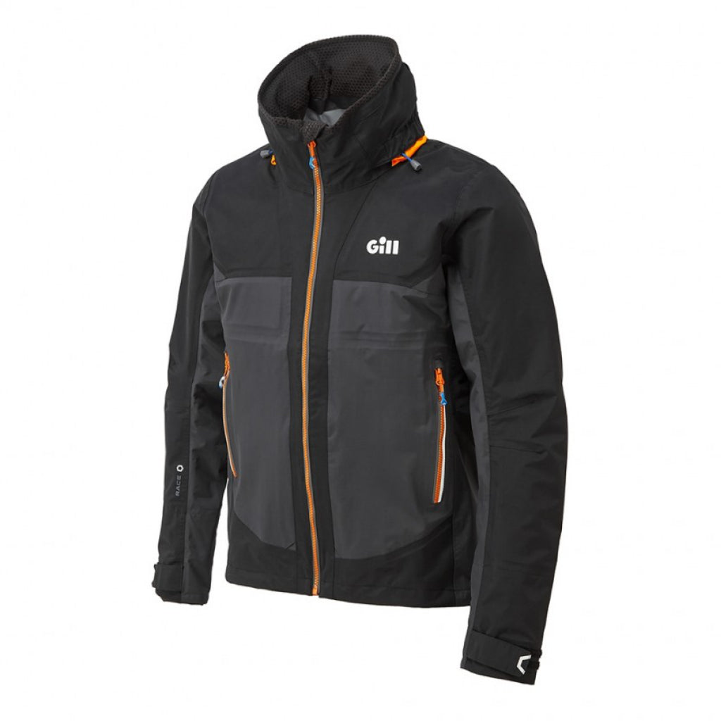 Gill Race Fusion Jacket Graphite angle view