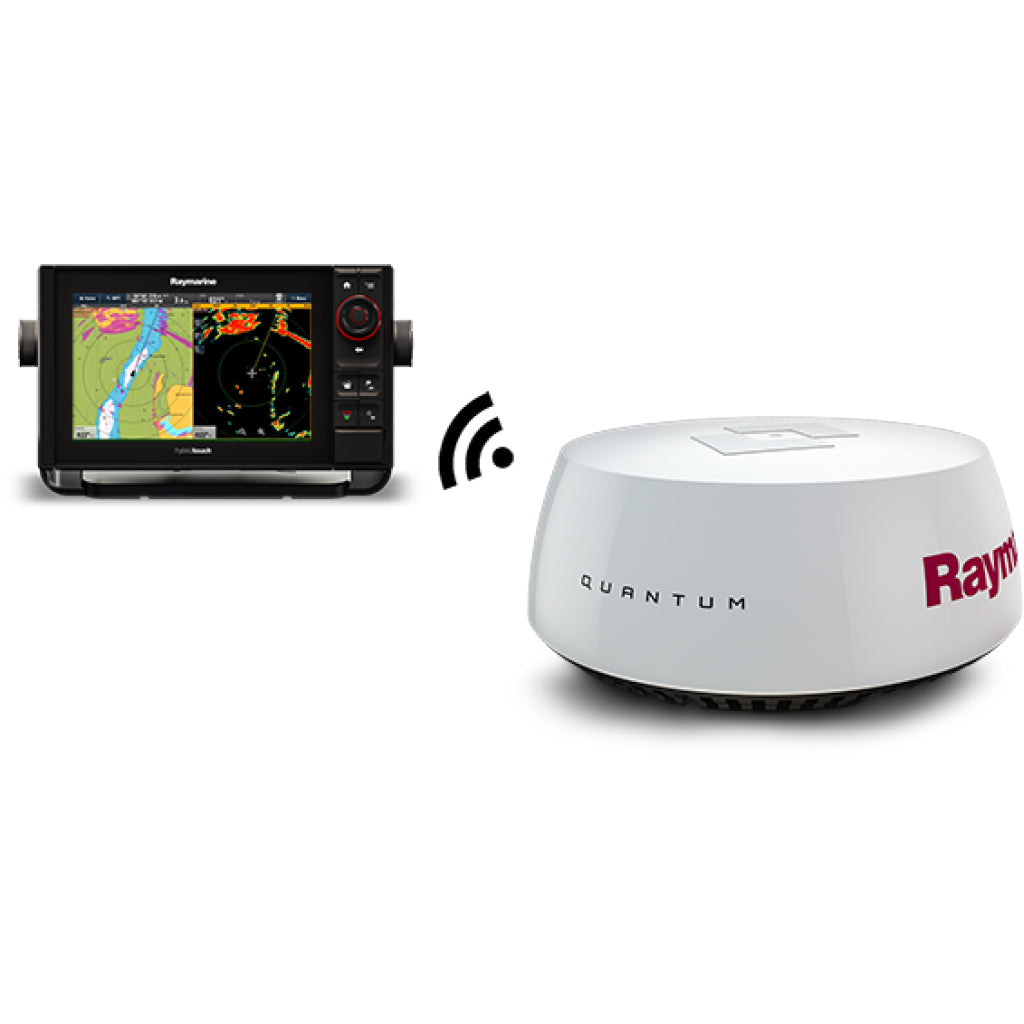 Action shot of Raymarine Quantum Q24C 18" Radar .