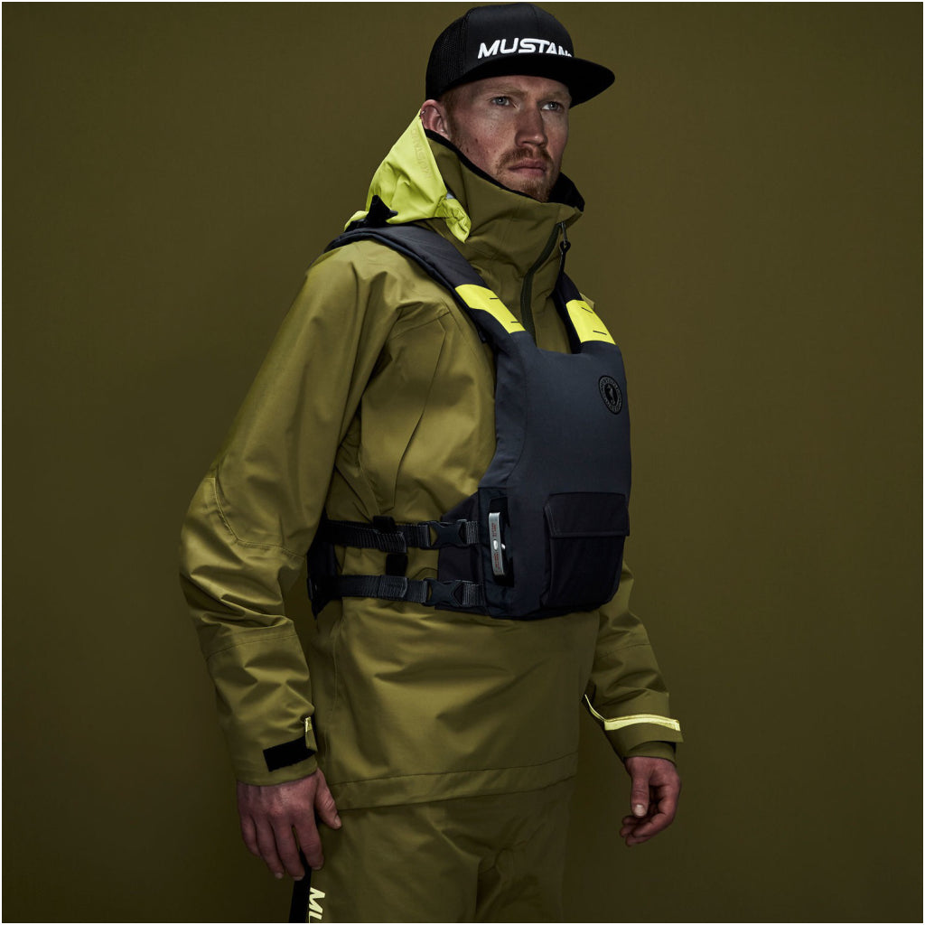 Ready for weather in a Mustang Khimera Hybrid PFD
