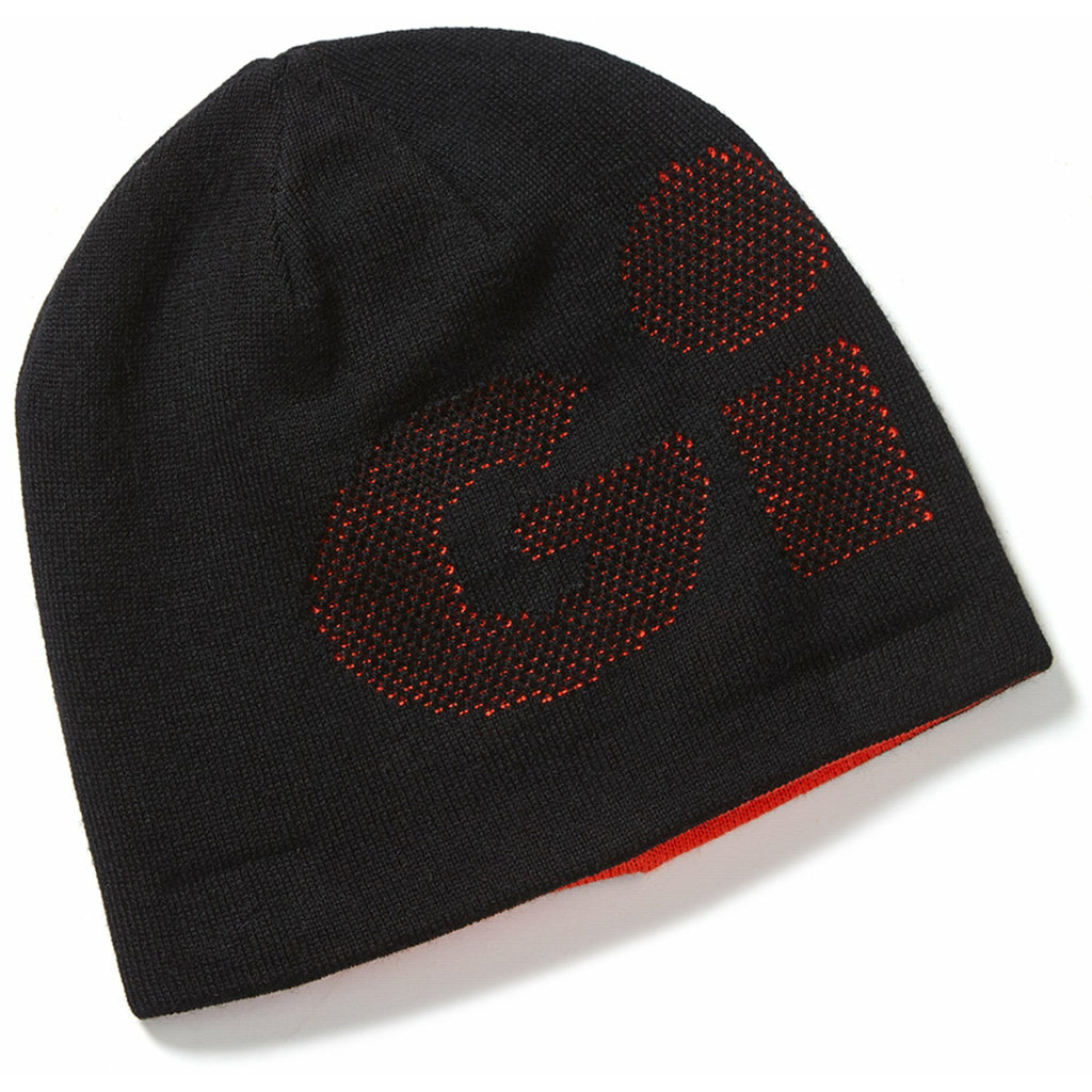 Orange Reversible Knit Beanie