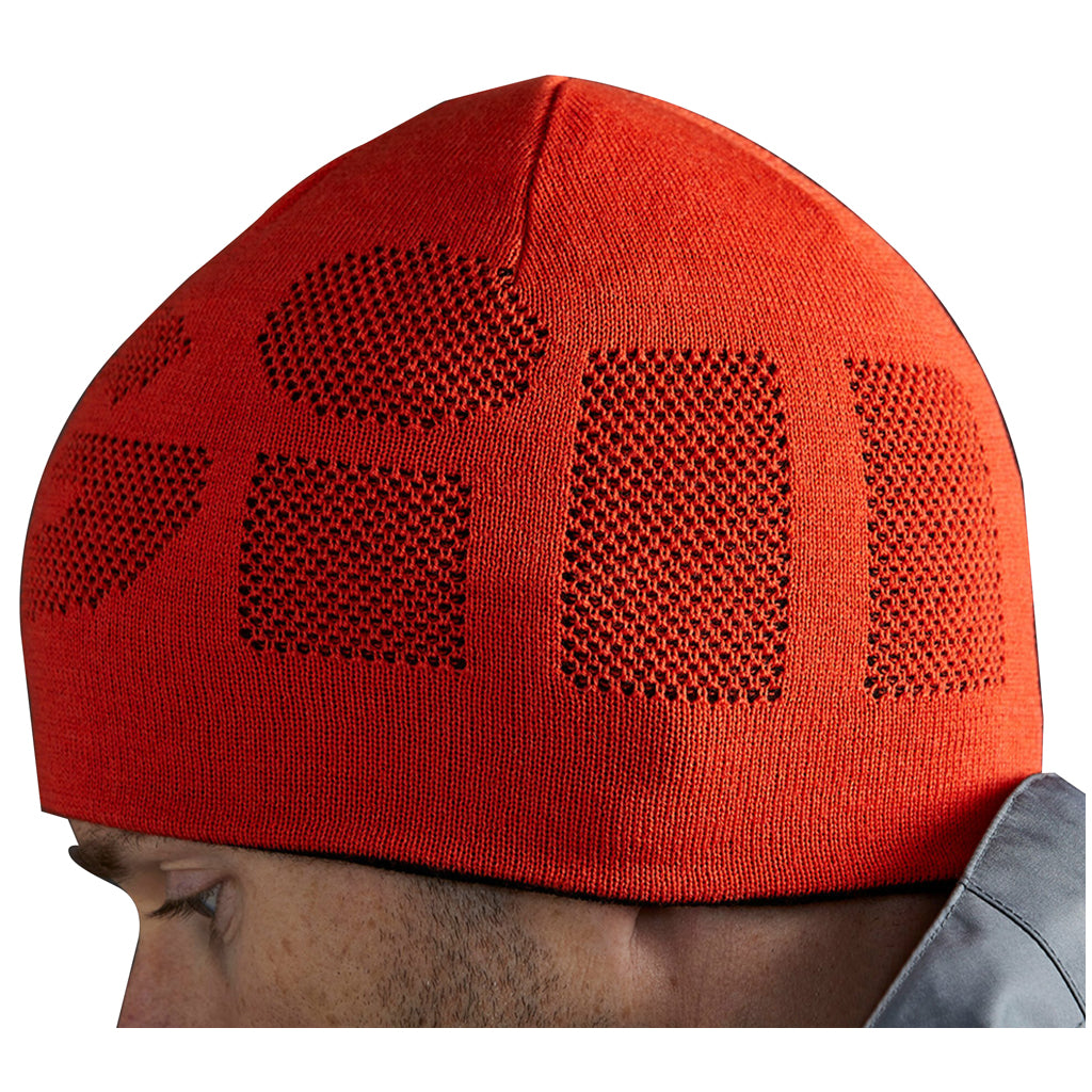 Orange inside out Reversible Knit Beanie