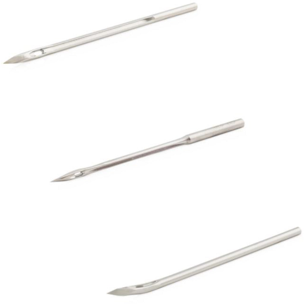 Needles 3 Pack: 1 Large, 1 Small, 1 Curve