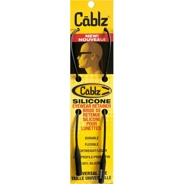 Cablz Silicone Black 16".