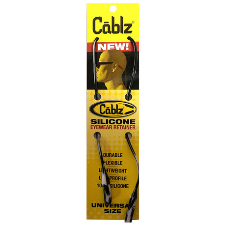 Cablz Silicone Black/White 16".